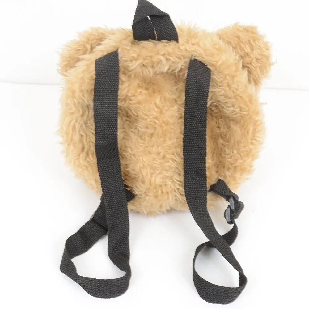 Rare Original Arizona Jean Co Furry 3D Teddy Bear Backpack Purse Crossbody‎